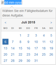 Confluence-Aufgabenbericht mit offenen Aufgaben eines Bereichs