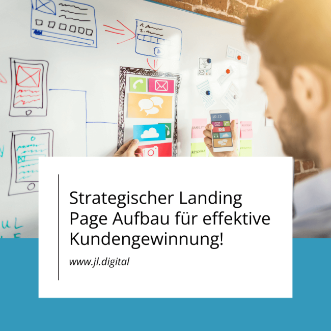 Landing Page Aufbau