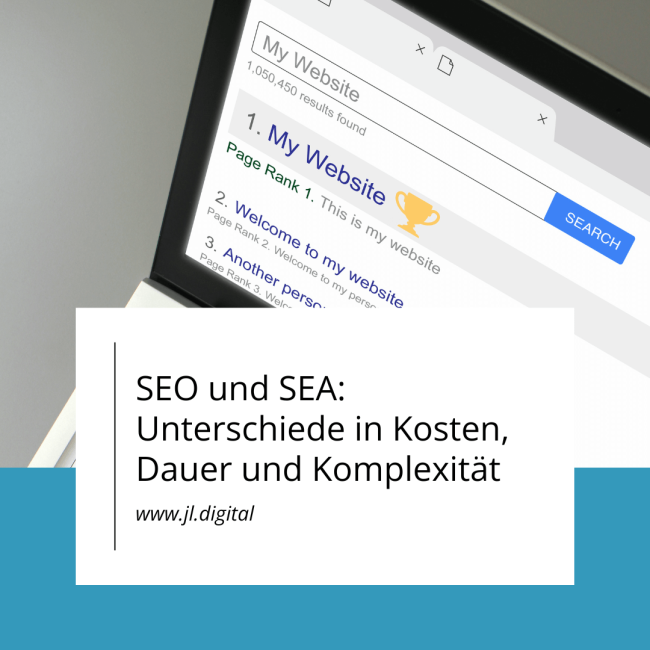SEO und SEA Unterschiede